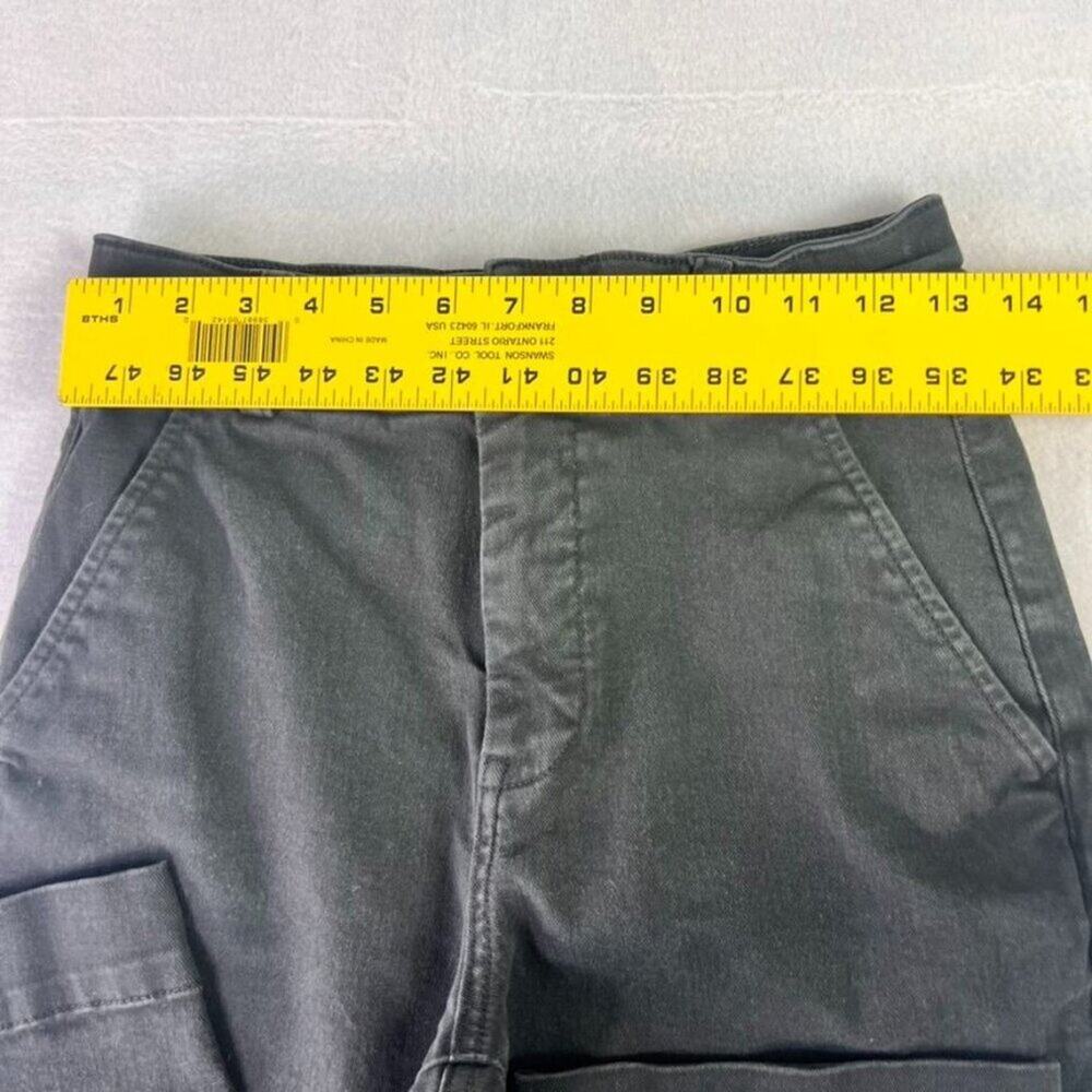 Everlane Jeans Women's Size 2 Black Cropped High Waist Straight Organic Cotton - Picture 7 of 13